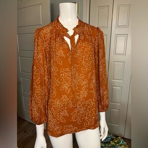 Ann Taylor Rust Blouse NWOT - Box XX